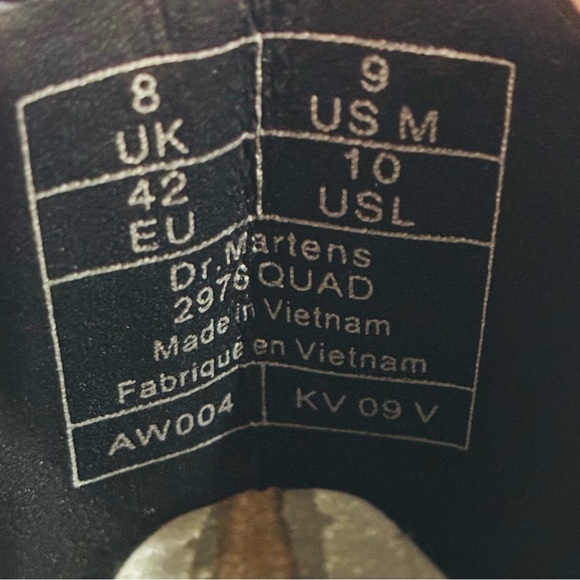 Dr. Martens 2976 Quad White Platform Chelsea Boots Size 10 Women’s EUC - Picture 8 of 9